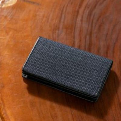 ふるさと納税 結城市 結城紬 　名刺入れ　細工