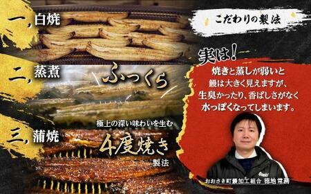 【定期便】国産 おおさきうなぎ鹿児島県産うなぎ長蒲焼2尾(全3回)合計6尾｜国産 うなぎ 鰻