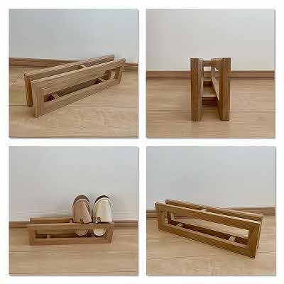 ふるさと納税 北見市 北海道の森から生まれたスリッパラック|北海道産なら材 |  | 01