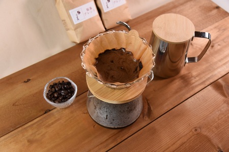 ＜【細挽き】ブレンドコーヒーセット 飲み比べ2種セット 4袋＞coffee 珈琲 朝 プレゼント 贈り物 2種 ホット 豆 細挽き 中挽き 粗挽き お好み ドリップ お茶の時間 休憩 カフェイン 袋 