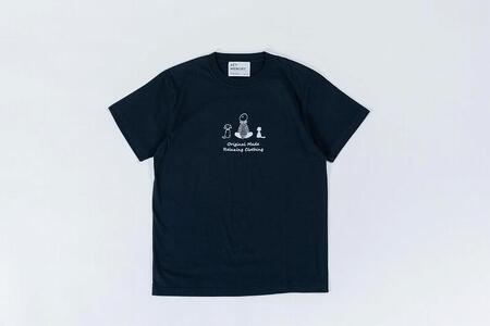 《0》【KEYMEMORY鎌倉】TIMEイラストTシャツNAVY