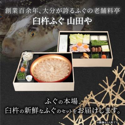 ふるさと納税 大分市 臼杵ふぐ山田や ふぐ刺・ちり鍋セット 2人前_E05015 |  | 01