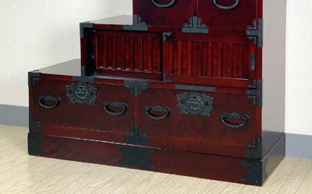  33民芸階段箪笥 右上がり  〈創業明治2年、田中家具謹製〉二本松伝統家具 【田中家具】