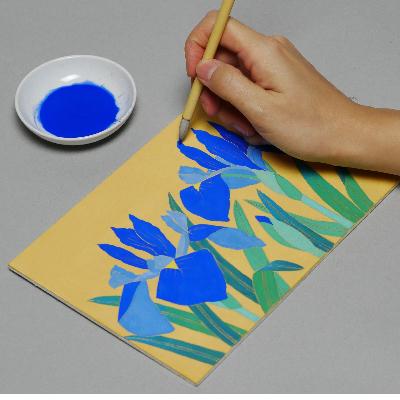 ふるさと納税 宇治市 日本画をたのしもう　かきつばた編　筆なし |  | 02