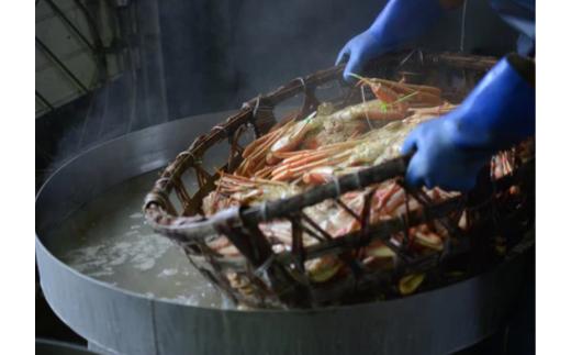 釜茹で松葉がに（1杯あたり700～900g）紅ずわいがにの自家製濃厚みそ1個（40g） セット 冷蔵 カネリョウ 39-05