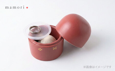【美濃焼】護-mamori- 骨壺 Red 【角富製陶所】 仏具 供養 カジュアル 家族[MFP026]