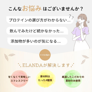 【3営業日以内発送】ELANDA エランダ 甘くない ホエイ プロテイン ココア風味 320g【2袋セット】【食品 健康食品 加工食品 人気 おすすめ 】