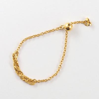 ふるさと納税 山梨県 【山梨県】【ジュエリー】K24 pure gold/ピュアゴールド スクリュー チェーンリング　1本 |  | 01