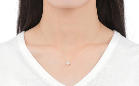 セブンダイヤペンダント 0.30CT　Ｐ6111DI-Y　イエローゴールド