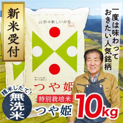 ふるさと納税 最上町 【令和7年産先行受付】山形県産特別栽培米　つや姫10kg(無洗米)