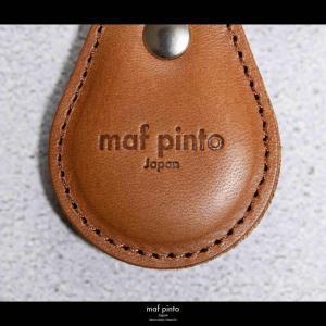 maf pinto (マフ ピント) タグ キーリング キーホルダー キーケース キーチャーム ライトブラウン(同色ステッチ) レザー 本革 日本製