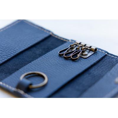 ふるさと納税 富山市 Tocco Lino(トッコ・リーノ)　キーケース　ネイビー |  | 01