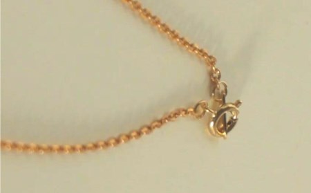 【LENERAオリジナルネックレス】bumy necklace / 14kgf（35cm）