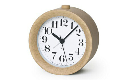RIKI アラームクロック / ナチュラル（WR09-15 NT）レムノス Lemnos 時計 工芸品 装飾品 インテリア  FAD-0822