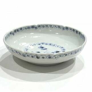 有田焼 工房禅 横田翔太郎 染付 すみれ 縁切深皿 初期伊万里 24to3 西富陶磁器 A12-137_イメージ4