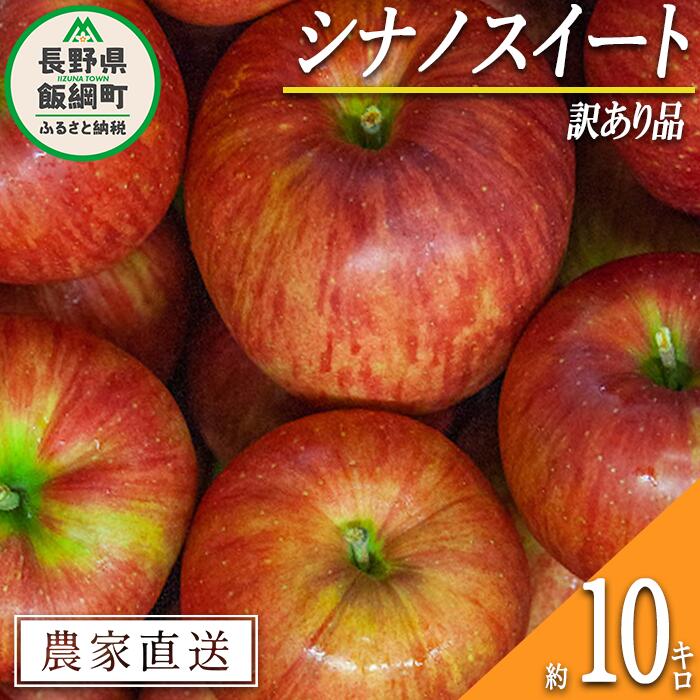 【ふるさと納税】 りんご シナノスイート 訳あり 10kg 宮本ファーム 令和7年度収穫分 長野県 飯綱町 〔 傷 不揃い わけあり リンゴ 林檎 果物 フルーツ 信州 長野 18000円 予約 農家直送 〕 発送時期：2025年10月上旬〜2025年11月上旬