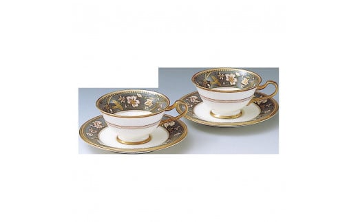 【ノリタケ】サブライム カップ&ソーサーセット 058-H862