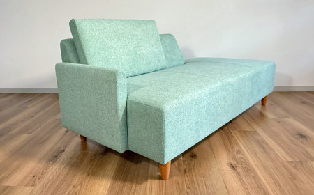 カウチソファー3人掛け 幅Lサイズ 【張地100種類以上・木脚塗装色選択可】（トリップ）