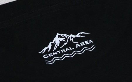 揖斐川町 マンホールTシャツ 黒 Mサイズ