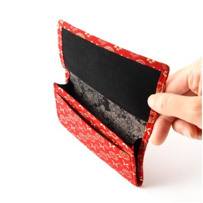 ふるさと納税 山梨県 山梨県◆甲州印伝名刺入れ・カードケース「富士山」(紅色×白)_印伝の山本 |  | 03