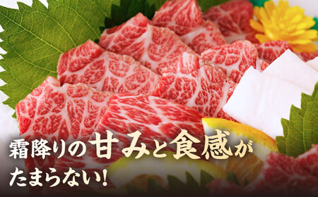 【3回定期便】特選霜降り馬刺し（大トロ）計400g（4pc）＋タレ大【馬刺しの郷 民守】  熊本県産 九州 冷凍 特選 大トロ   [ZBL045]