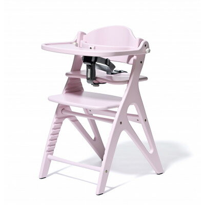 【ふるさと納税】yamatoyaベビーチェア　アッフルソルベチェア　ピーチ　セーフティチェアベルト付き【1690633】