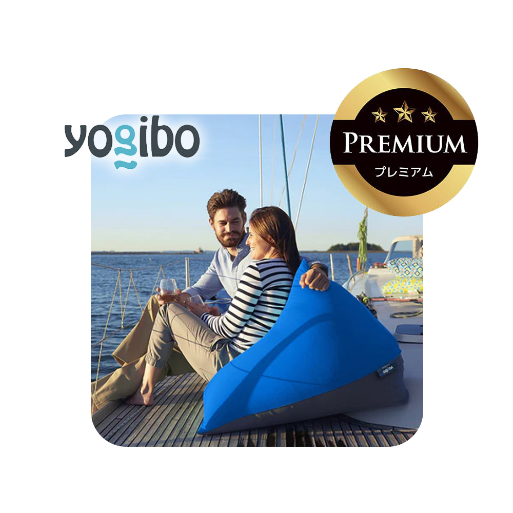 Yogibo Zoola Pyramid Premium ロイヤルブルー│送料無料 全国配送離島含 ビーズクッション カバー 洗える（ヨギボー ズーラ ピラミッド プレミアム）