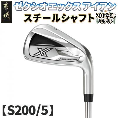 ふるさと納税 都城市 ゼクシオ エックス アイアン  スチールシャフト【S200/5】 ≪2023年モデル≫