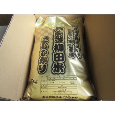 ふるさと納税 能登町 令和7年産奥能登柳田米こしひかり5kg