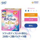 【ふるさと納税】ソフィボディフィット 羽なし 28枚×2個パック×9　 日用品 生理用品 ナプキン モレ安心 ボディフィット 羽なし 　お届け：ご寄附（ご入金）確認後、約2週間～1カ月程度でお届けとなります。