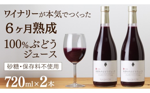 
                  紫波町の ぶどうジュース 2本セット 6か月熟成 濃厚100％ストレート 【 無添加 無加糖 】 ぶどう 100％ ジュース テロワール キャンベル 葡萄 ブドウ 岩手 紫波 セット ギフト 贈り物 プレゼント フルーツ 果実飲料 ブドウジュース フルーツジュース (AL062-1)
                