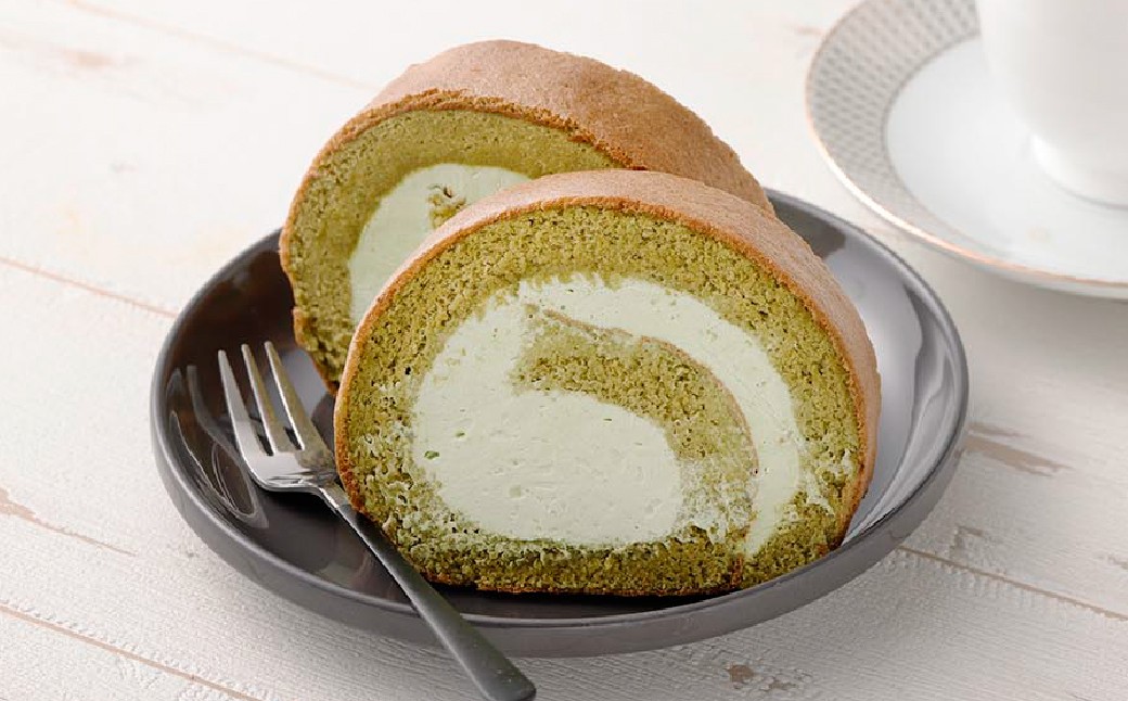 【5ヶ月定期便】ボヌール特製 抹茶ロールケーキ×1本 約440g