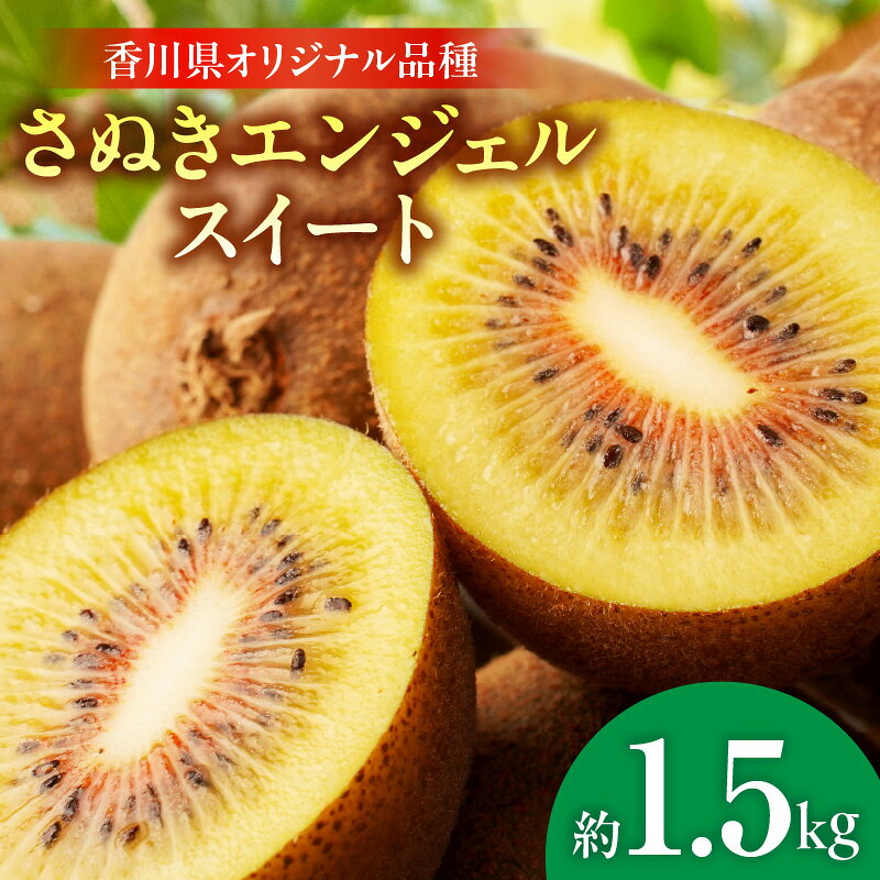 【ふるさと納税】【先行受付】さぬきエンジェルスイートキウイ　約1.5kg【香川県共通返礼品】|さぬき エンジェルスイート 果物 フルーツ 人気 香川 香川県 三木町 厳選 追熟 ジューシー 糖度が高い 先行受付 先行予約 季節限定 旬 おすすめ