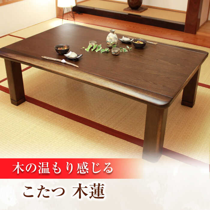 【ふるさと納税】家具調 こたつ （木蓮KR #120） 幅120cm奥行き80cm高さ40cm こたつ テーブル おしゃれ こたつセット セット コタツ 炬燵 こたつテーブル こたつ布団 リビングこたつ ダイニングこたつ 家具 テーブル インテリア 日田市 / 株式会社アサヒ [ARDD011]