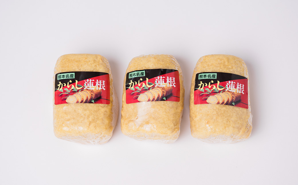 高見 からし蓮根 丸大 250g×3本入り 辛子蓮根_イメージ4