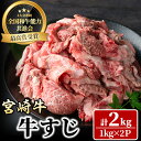 【ふるさと納税】宮崎牛 牛すじ(計2kg・1kg×2P) 牛肉 肉 ブランド牛 冷凍 国産 精肉 お取り寄せ 黒毛和牛 宮崎県 【LJ017】【レグセントジョイラー株式会社】