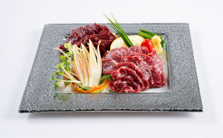 熊本 馬刺し 2種（赤身/霜降り） 計約320g 各種2P 馬刺し[AYAF109]
