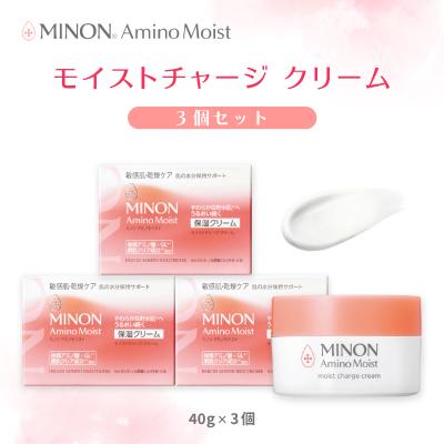 ふるさと納税 高崎市 ミノン アミノモイスト モイストチャージ クリーム40g×3個セット