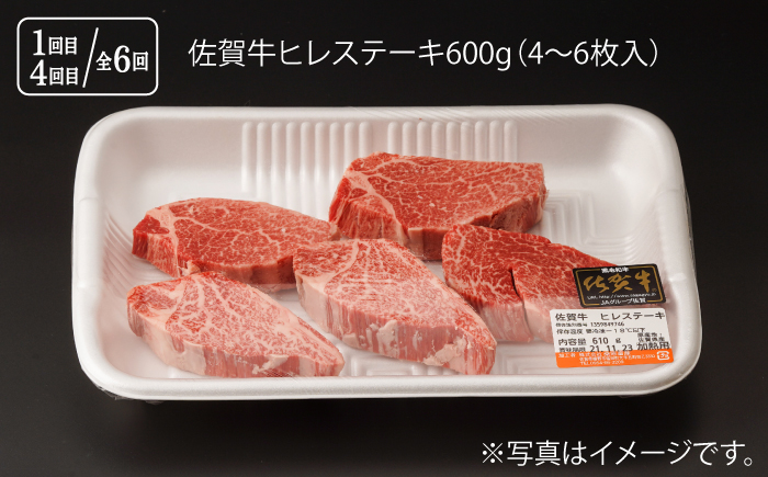 【6回定期便】 佐賀牛 厳選部位 堪能コース 総計 3.6kg【桑原畜産】 [NAB075] 肉 精肉 牛肉 佐賀牛 佐賀県産 黒毛和牛