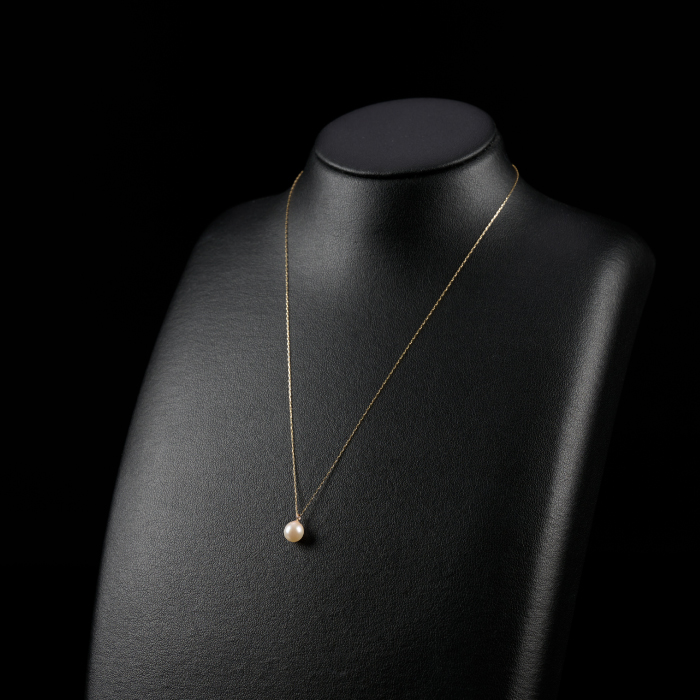 6.5ミリ可愛いアコヤバロックパールペンダントネックレス：B510-001_イメージ3