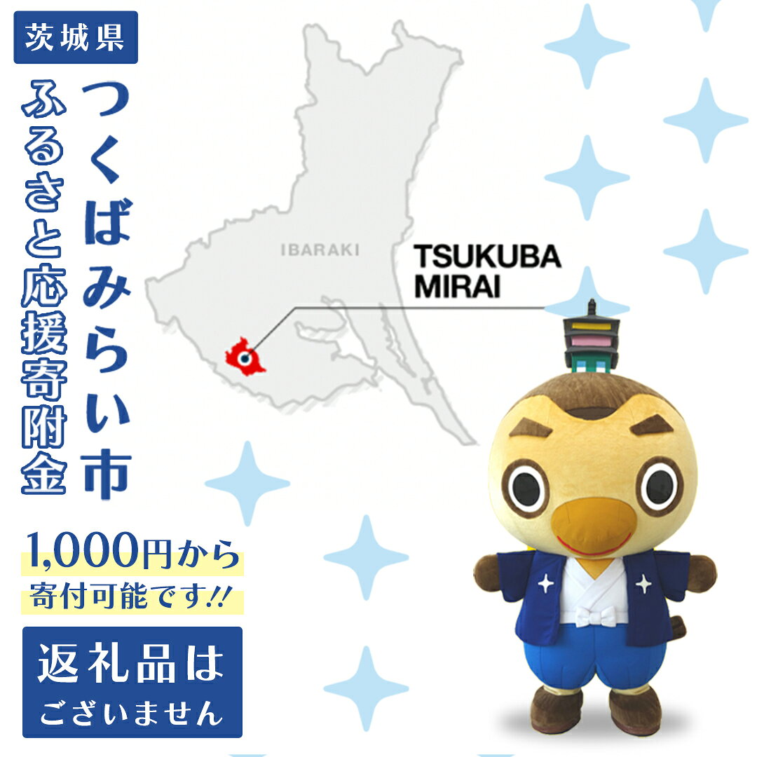 【ふるさと納税】＜ 返礼品なし＞ 1口 1,000円～ 茨城県 つくばみらい市 ふるさと応援寄附金 （ 1,000円 3,000円 5,000円 10,000円 50,000円 100,000円)（クラウドファンディング対象）