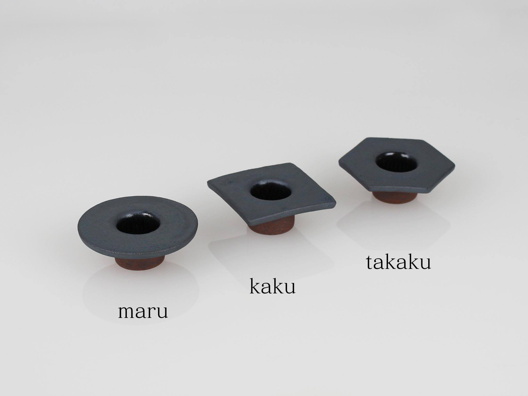 【安田瓦】 MYK KENZAN-aya／3set maru kaku takaku 剣山-彩 瓦花器 丸三安田瓦工業 花器 剣山 花瓶 生け花 いけばな 生花 花 アレンジメント 華道 フラワーベー
