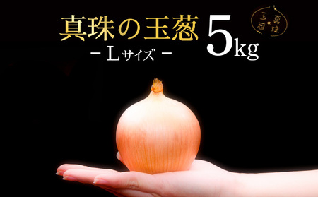 真珠の玉葱 Lサイズ5kg ≪海のミネラルで育てた玉葱≫【50103】