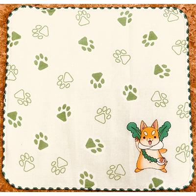 ふるさと納税 守口市 守口市ゆるキャラ　もり吉　ガーゼパイルハンカチ3枚セット |  | 03