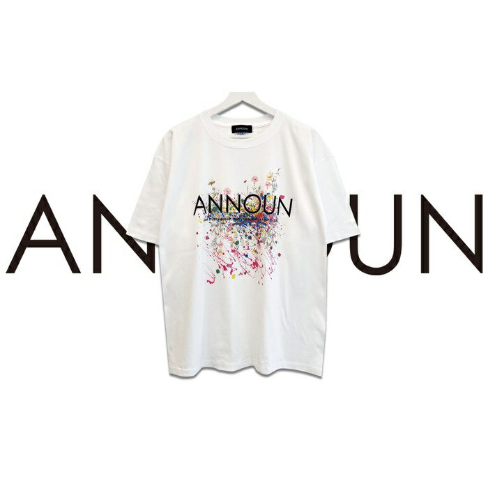 【ふるさと納税】［ANNOUN］Painting Flower Tシャツ ／ 服 アパレルブランド 絵画 アート コラボレーション 送料無料 埼玉県 No.060
