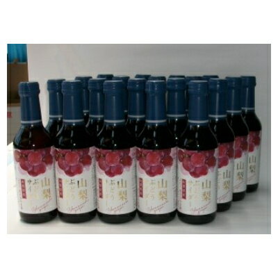 【ふるさと納税】山梨ぶどうサイダー　240ml瓶　20本入箱【配送不可地域：離島】【1183942】