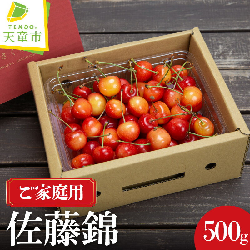 【ふるさと納税】 ご家庭用 さくらんぼ ( 佐藤錦 ) 500g L M 玉混合 バラ 山形 先行予約 令和8年産 2026年産 チェリー サクランボ フルーツ 果物 くだもの 旬 数量限定 冷蔵 のし 贈答 ギフト プレゼント お取り寄せ 産地直送 送料無料 【 山形県 天童市 】
