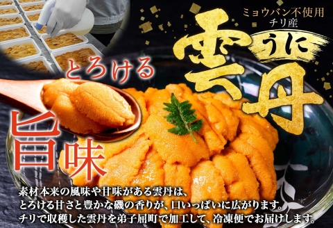 3418. 毛蟹 2尾 計700g前後 うに 100g 毛ガニ 毛がに 蟹 カニ かに 蟹肉 カニ味噌  ウニ チリ産 冷凍 雲丹 海鮮 北海道 弟子屈町