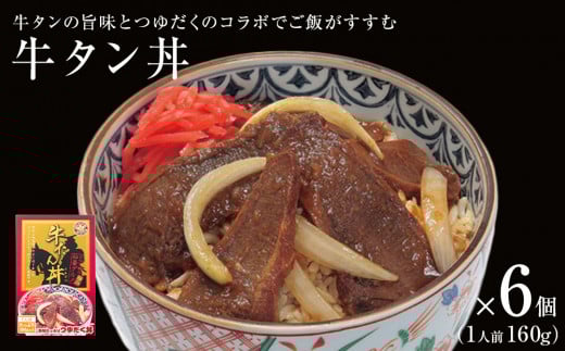 牛タン丼6個 常温 レトルト 丼の素 宮城県 石巻市 宮城 石巻