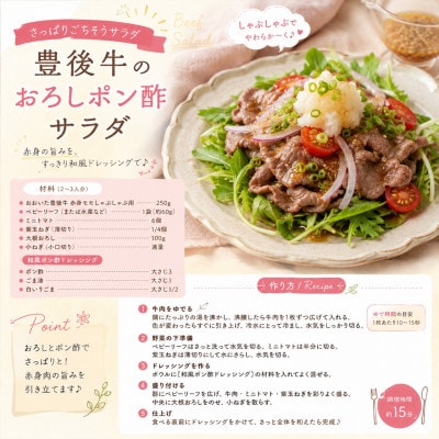 【A4～A5】おおいた豊後牛赤身モモしゃぶしゃぶすき焼き用 250g【配送不可地域：離島】
